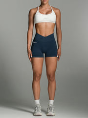 V-Scrunch Seamless Shorts Indigo