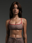 FLX Sweetheart Bra Leopard/Chilli