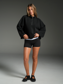 Quarter Zip Black