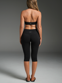 FLX Bustier Halter Bra Black