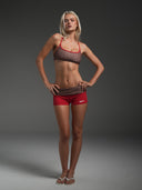 Foldover Hot Shorts Leopard/Chilli