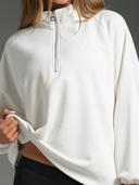 Quarter Zip Ivory