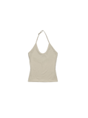 FLX Halter Cami Off White