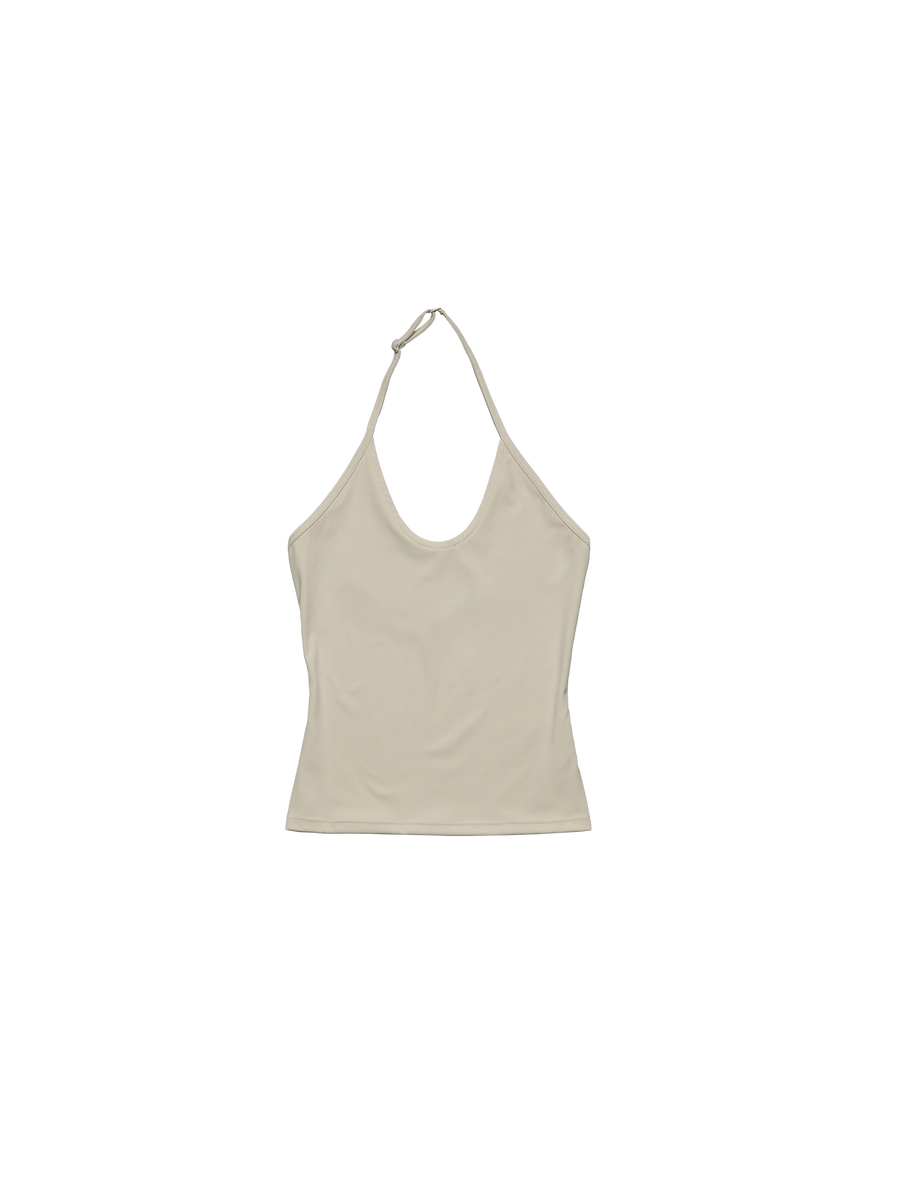 FLX Halter Cami Off White