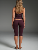 FLX Low Waist Capris Dark Cherry