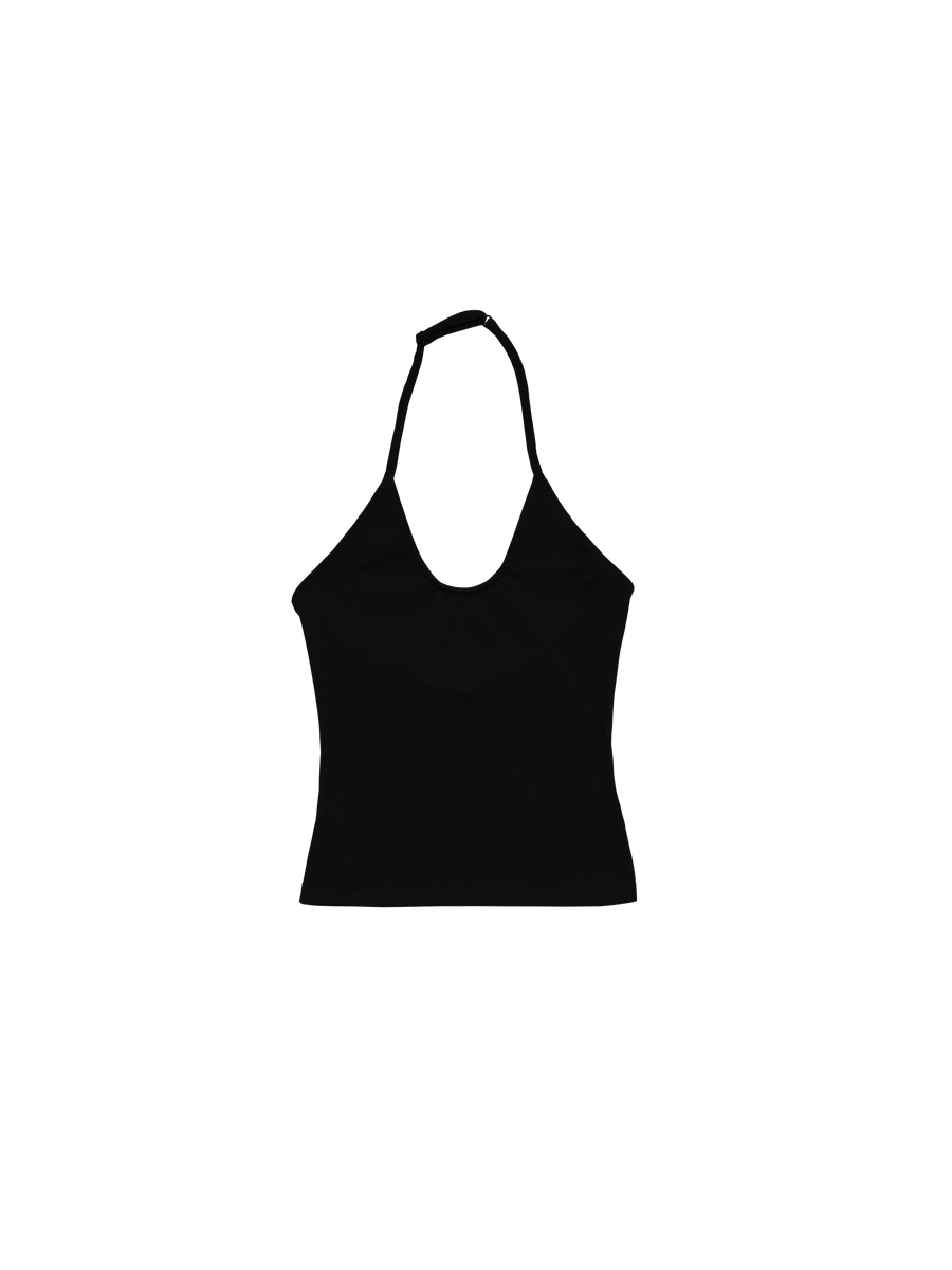 FLX Halter Cami Black