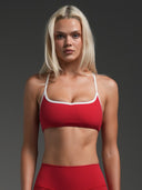 FLX Sweetheart Bra Chilli/White