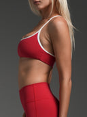 FLX Sweetheart Bra Chilli/White