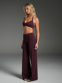 FLX Bustier Halter Bra Dark Cherry