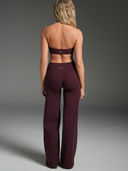 FLX Bustier Halter Bra Dark Cherry