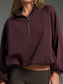 Quarter Zip Dark Cherry