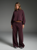 Quarter Zip Dark Cherry