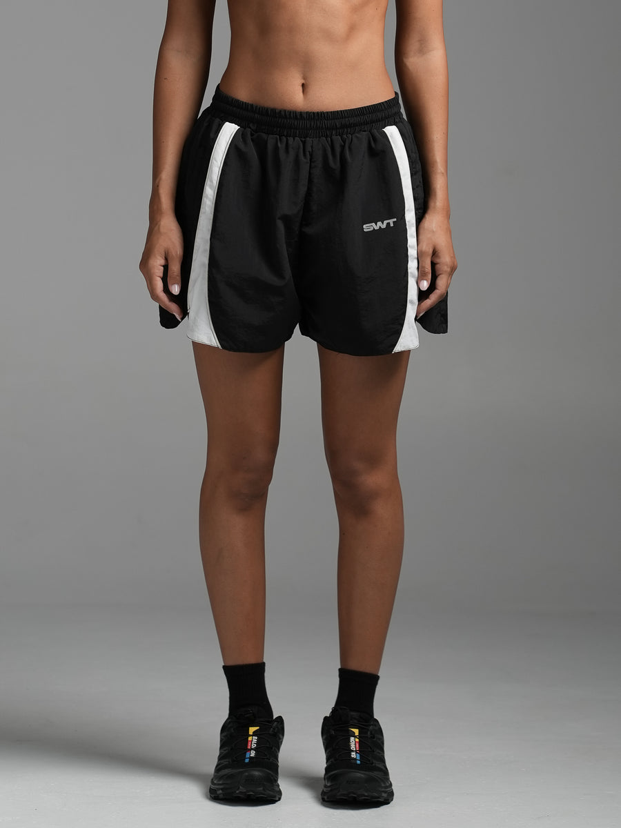 A-Frame Track Shorts Black