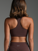 FLX Piping Racer Back Bra Oak/White