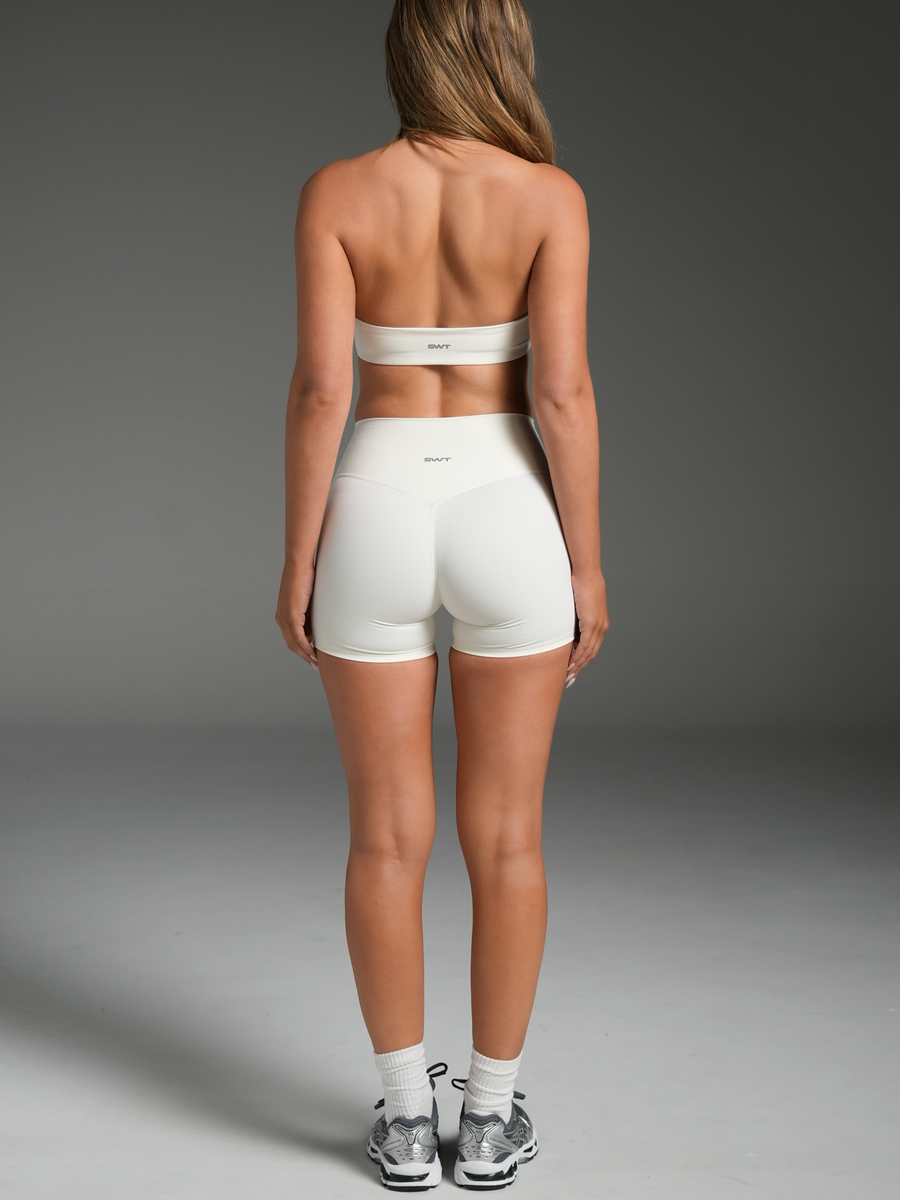 FLX Bustier Halter Bra Ivory
