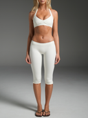 FLX Low Waist Capris Ivory