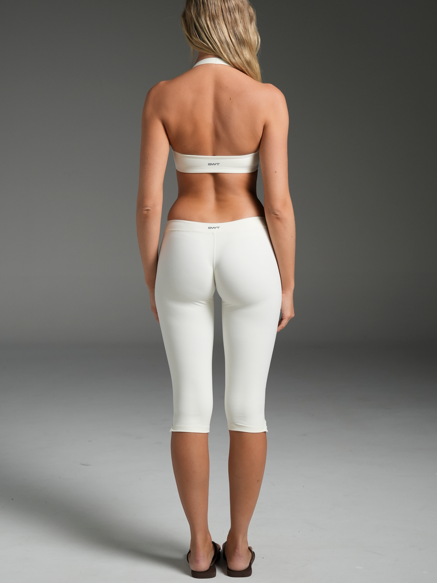 FLX Low Waist Capris Ivory