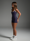 FLX Piping Racer Tank Cobalt/White