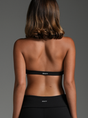 FLX V-Neck Halter Bra Black