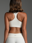 FLX Piping Racer Back Bra Ivory/Oak
