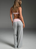 FLX Draped Layered Halter Bra Ribbon
