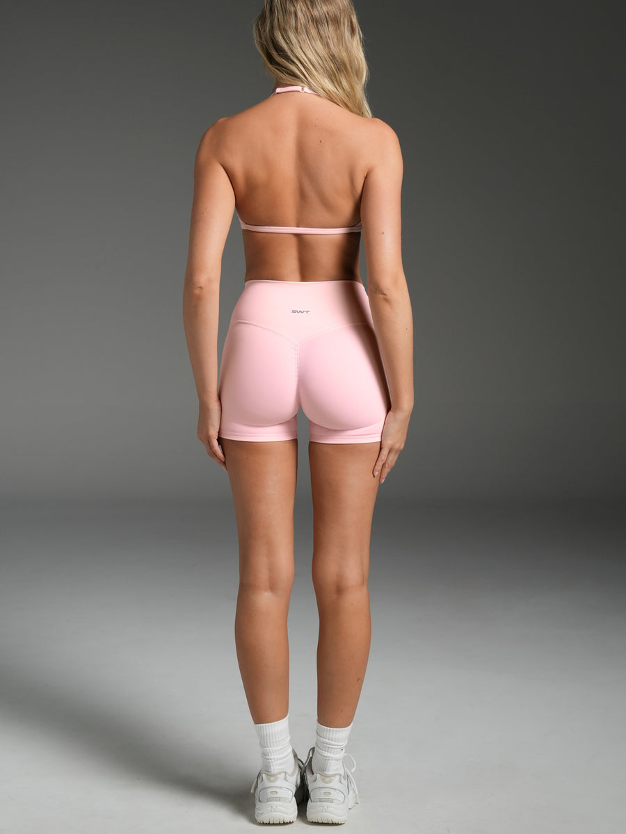 FLX Invisible Scrunch Shorts 4" Ribbon