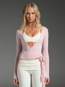 Longline Wrap Top Ribbon