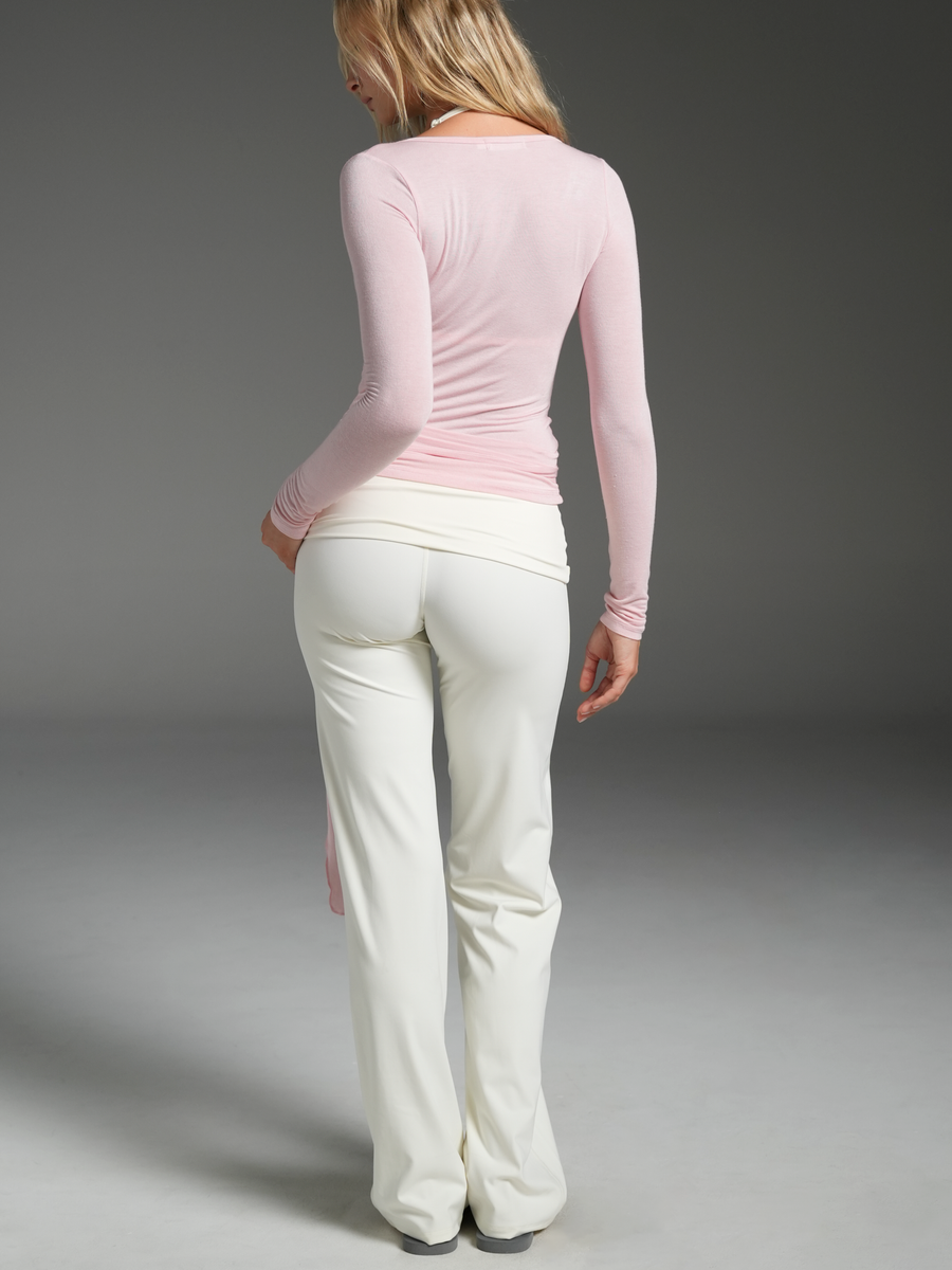 Longline Wrap Top Ribbon