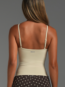 FLX Dotty Layered Halter Tank Off White/ Bittersweet