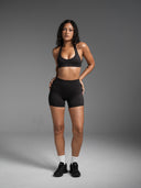 Base Backless Halter Bra Espresso