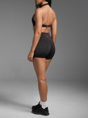 Base 4" Scrunch Shorts Espresso