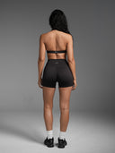 Base 4" Scrunch Shorts Espresso