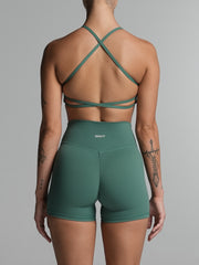 Base Backless Bra Deep Jade