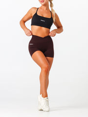 V-Scrunch Seamless Shorts#colour_cocoa