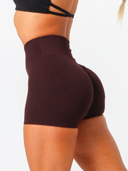 V-Scrunch Seamless Shorts#colour_cocoa