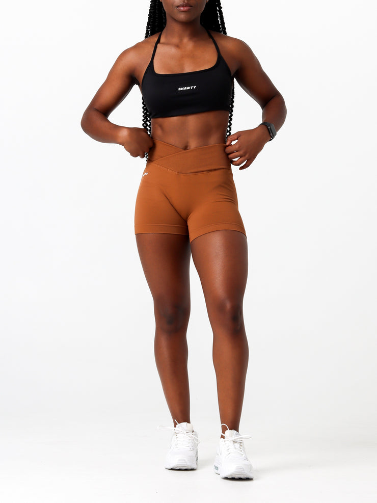 V-Scrunch Seamless Shorts