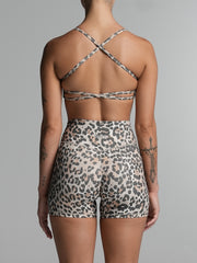 Base Backless Bra Leopard Luxe