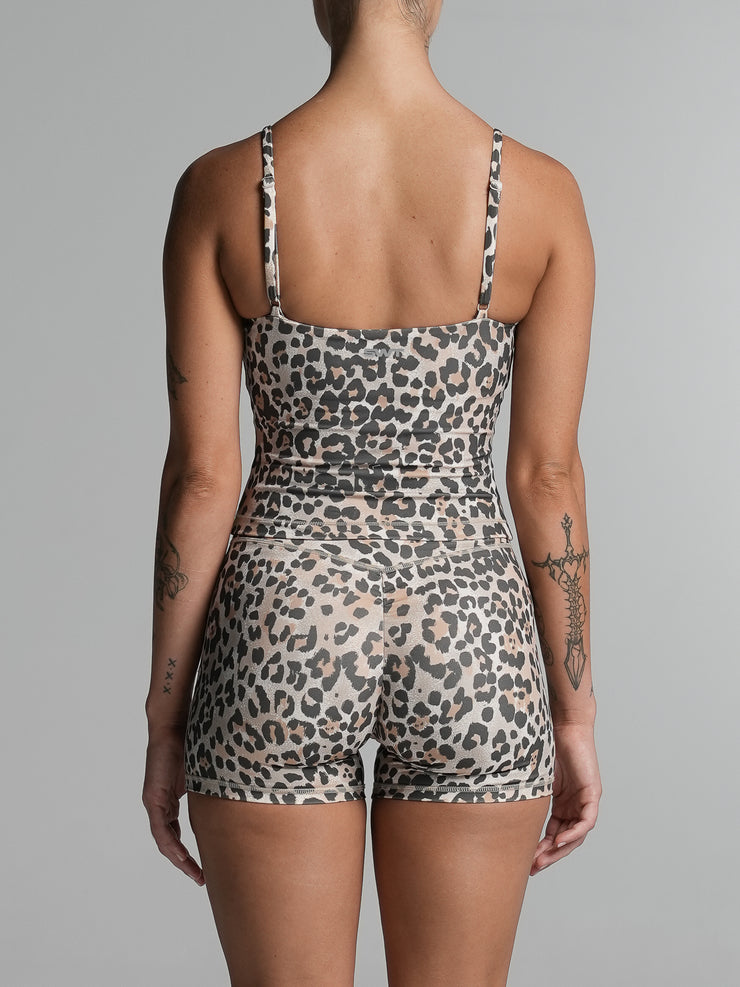 Base Scoop Tank Leopard Luxe