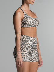 Base Backless Bra Leopard Luxe