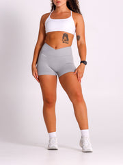 V-Scrunch Seamless Shorts#colour_light-grey