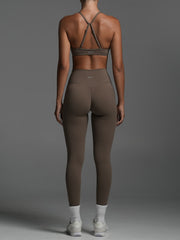 Base Ruche Scrunch Leggings Mocha