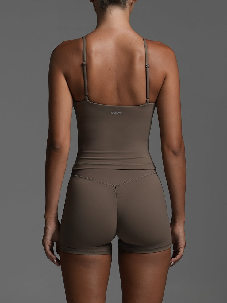 Base Scoop Tank Mocha