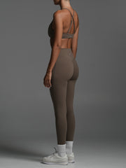 Base Ruche Scrunch Leggings Mocha