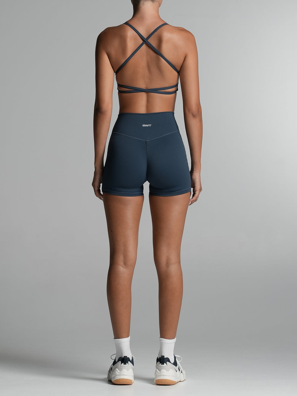 Base 4" Scrunch Shorts Deep Sea