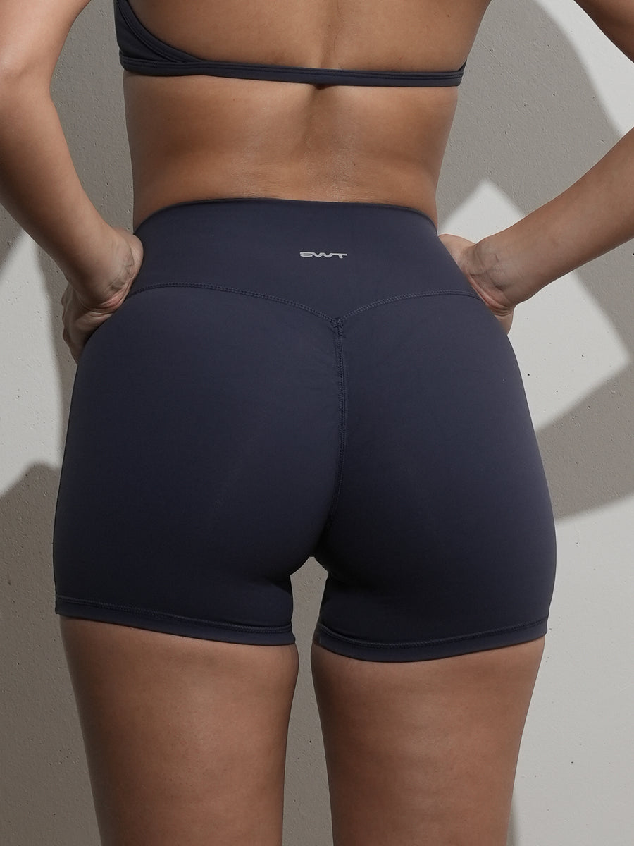 FLX Subtle Scrunch Shorts 4" Stellar