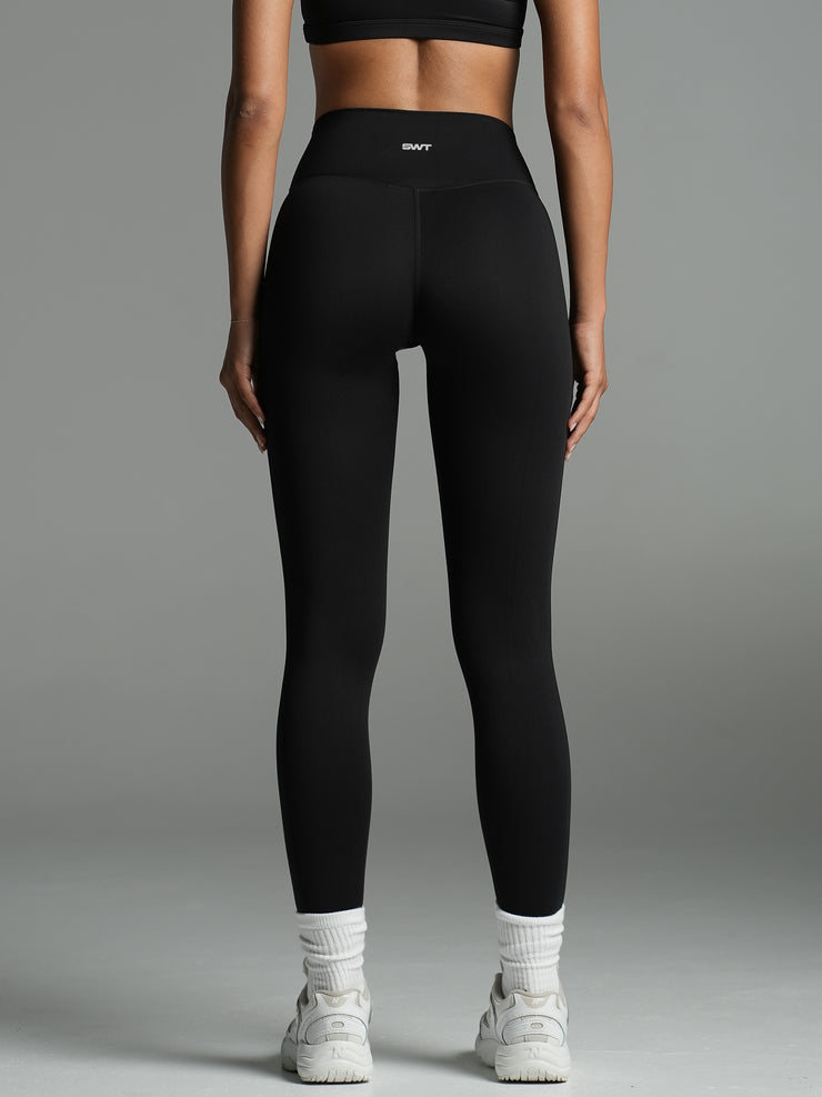 Base Essential Leggings Full Length Obsidian