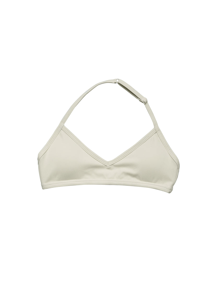 FLX Halter Bra Off White