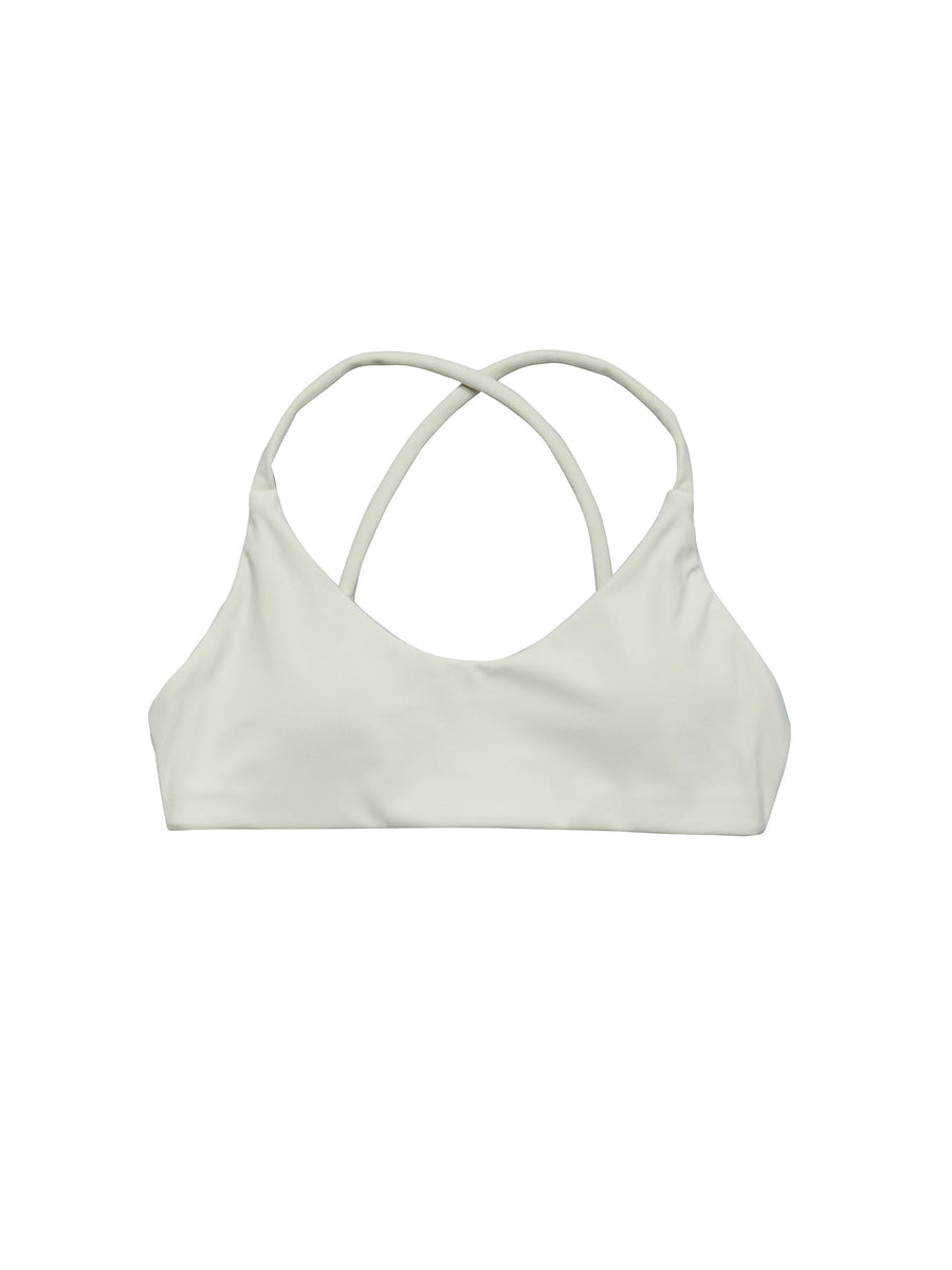 FLX Crossback Bra Off White