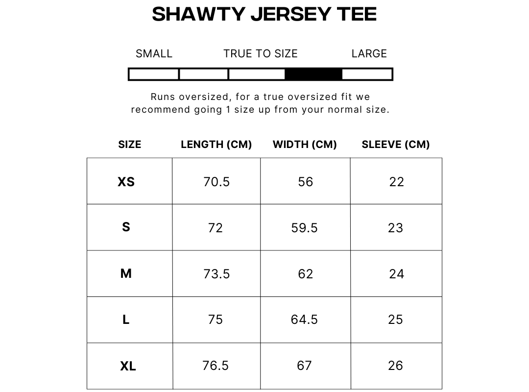 Shawty Jersey Tee