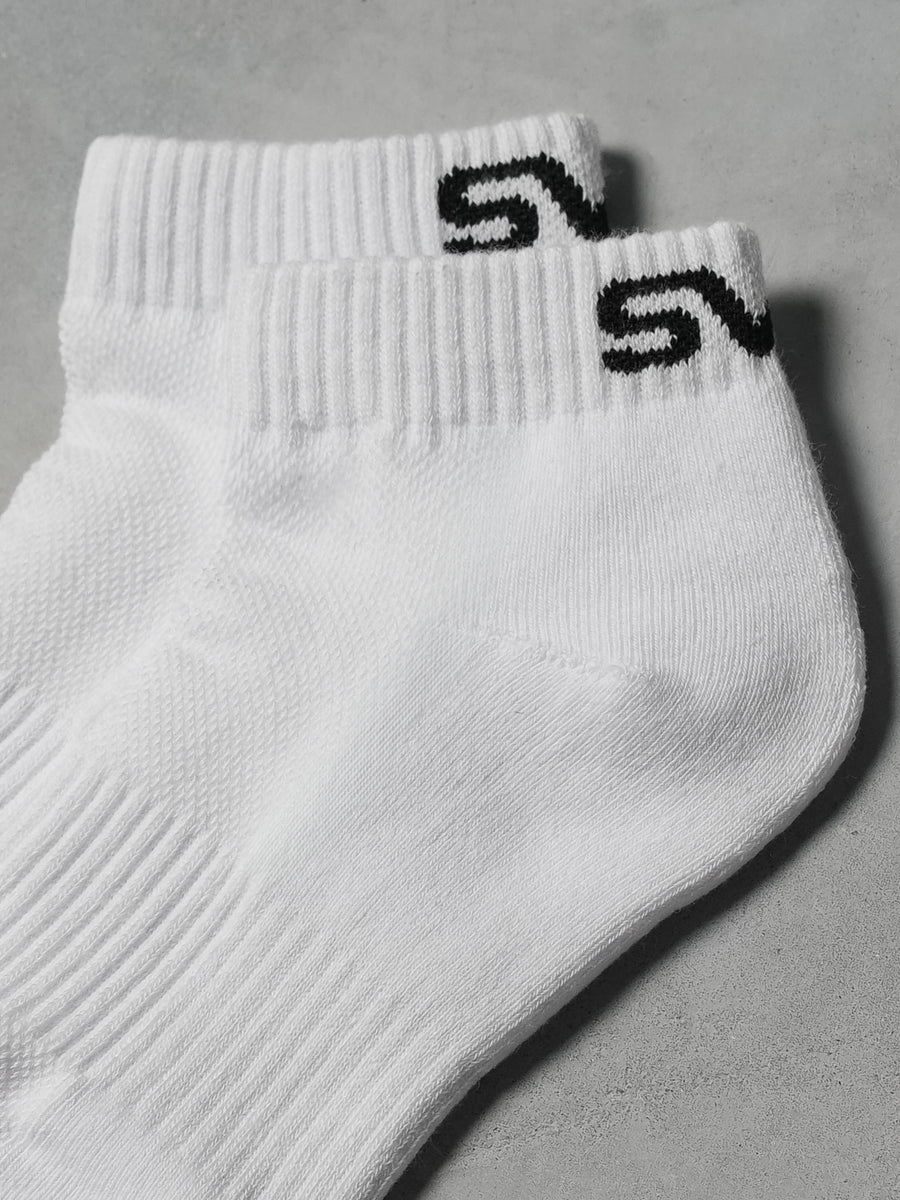 Quarter Socks 3pk White